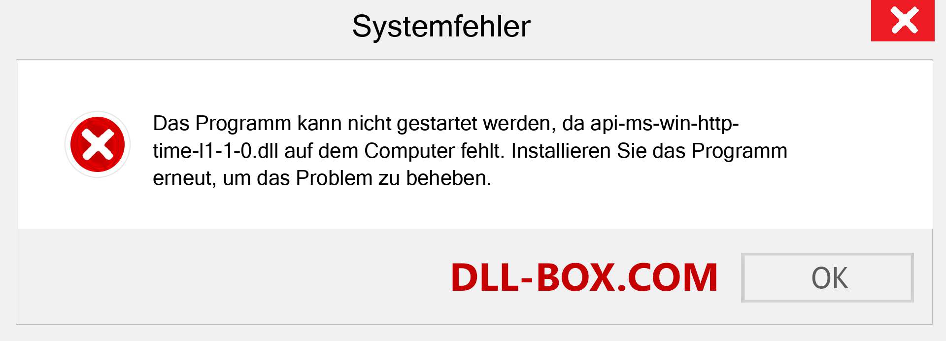 api-ms-win-http-time-l1-1-0.dll-Datei fehlt?. Download für Windows 7, 8, 10 - Fix api-ms-win-http-time-l1-1-0 dll Missing Error unter Windows, Fotos, Bildern